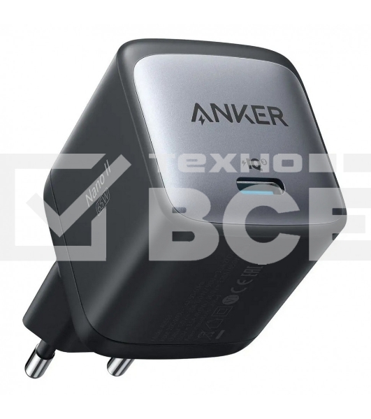 Сетевое зарядное устройство Anker Nano II 65W Black