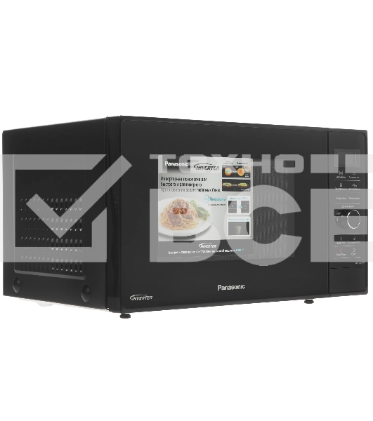 Микроволновая печь Panasonic NN-SD36HBZPE черный, 23 л, 1000 Вт, переключатели - поворотный механизм/сенсор