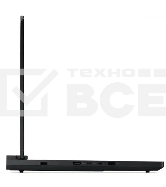 Ноутбук Lenovo Legion Pro 7 16IAX10H 16'(2560x1600 OLED 240Hz)/Intel Core Ultra 9 275HX(2.2Ghz)/32768Mb/1024SSDGb/noDVD/Ext:NVIDIA GeForce RTX 5080(16384Mb)/Cam/BT/WiFi/99WHr/war 1y/2.57kg/eclipse черный/noOS + 400W, RU kbd