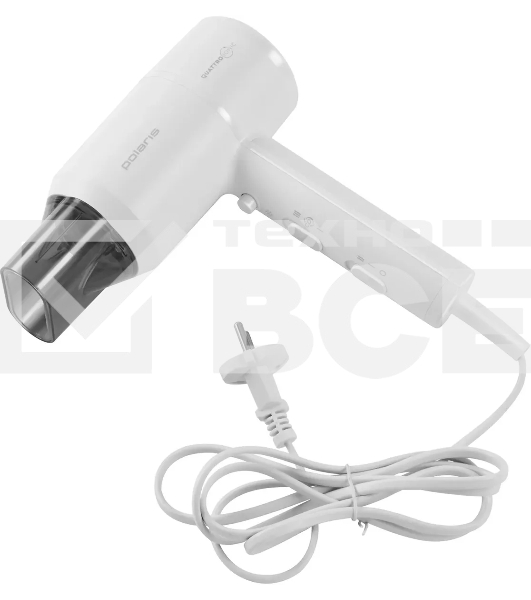 Фен Polaris PHD-2044TI белый/серый