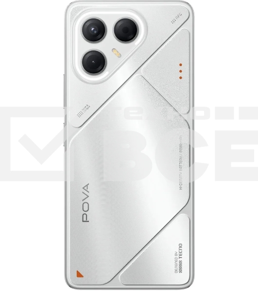 Смартфон Tecno Pova 7 5G LJ7, 8/256Gb, серебристый