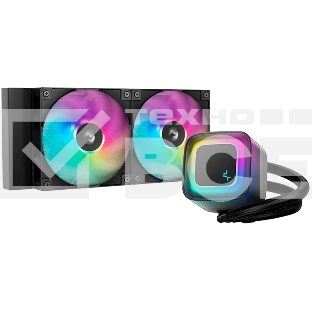 Система жидкостного охлаждения DeepСool LE240 V2 черный (R-LE240-BKAMMC-G-2)