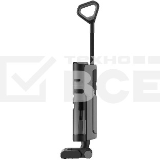 Пылесос вертикальный моющий Dreame H12Pro Flex Reach черный, питание от аккумулятора, 400 Вт, уборка влажная/сухая, пылесборник 0.7 л