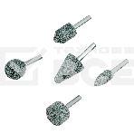 Набор шарошек Denzel абразивных для дрели (ПШМ), 63С, 5 шт., фото 1