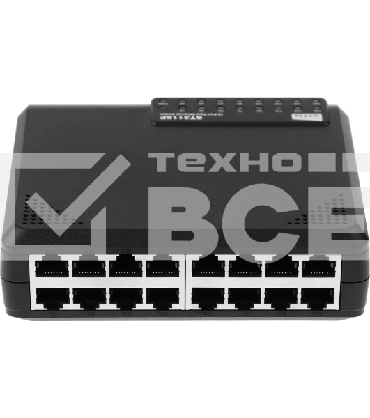 Коммутатор Netis ST3116P неуправляемый настольный 16x10/100