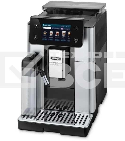 Кофемашина DeLonghi ECAM630.55.SM 1450Вт черный/серебристый