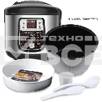 Мультиварка Endever Vita-95, мощность 1000 Вт, черный/стальной, емкость 5л, 45 авторежимов работы, книга рецептов, фото35