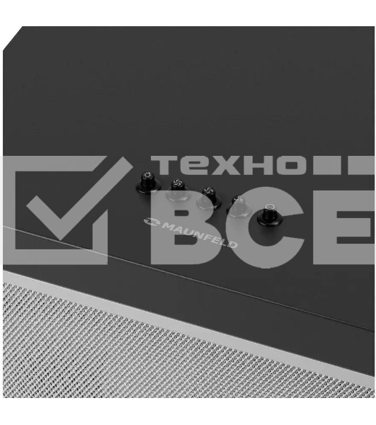 Вытяжка пристенная островная Maunfeld Box Push 40 черный, 40 см, 1000 куб. м/ч, 60 дБ