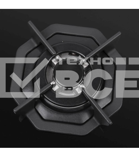 Газовая варочная панель Maunfeld EGHG.64.23CB/G, 4 конфорки, закаленное стекло, черный