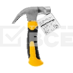 Молоток-гвоздодер мини Denzel, боек с магнитом, фибергласовая двухкомпонентная рукоятка, 9oz, 250г, фото2