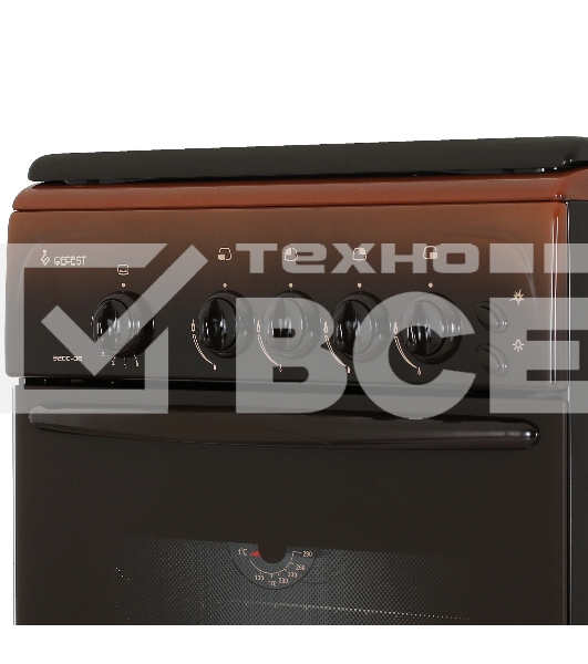 Плита газовая Gefest ПГ 3200-06 К19 коричневый, конфорок 4 шт, духовка 42 л, 50 см x 85 см x 57 см