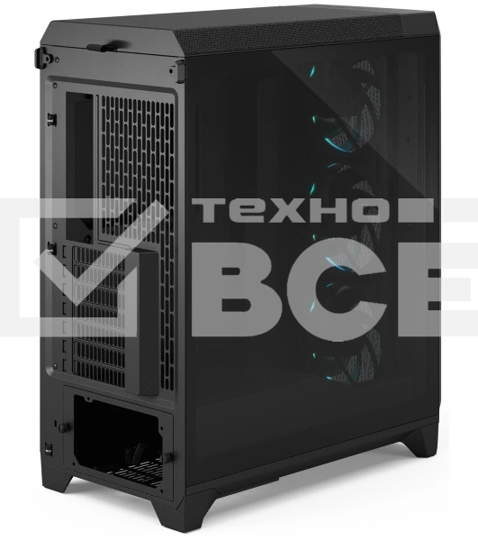 Корпус Fractal Design Meshify 3 Black RGB TG Light Tint, Midi-Tower, чёрный, 3 x 140 мм