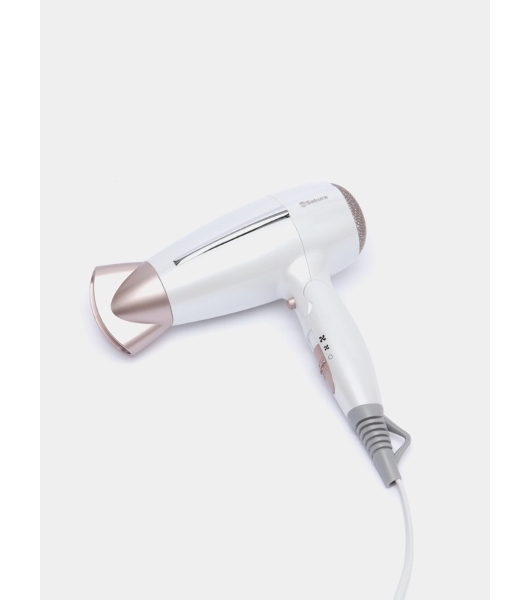 Фен Sakura SA-4042W белый, 2000-2200 Вт, компактный