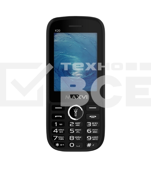 Мобильный телефон Maxvi K20 черный