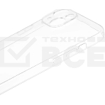 Чехол (клип-кейс) BoraSCO для Apple iPhone 15 Plus прозрачный, фото5