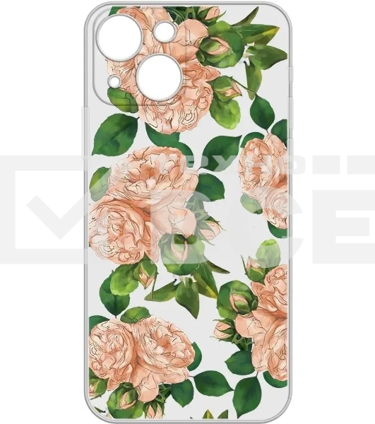 Чехол (клип-кейс) GRESSO Air для Apple iPhone 13 прозрачный/рисунок gr17aaae9098