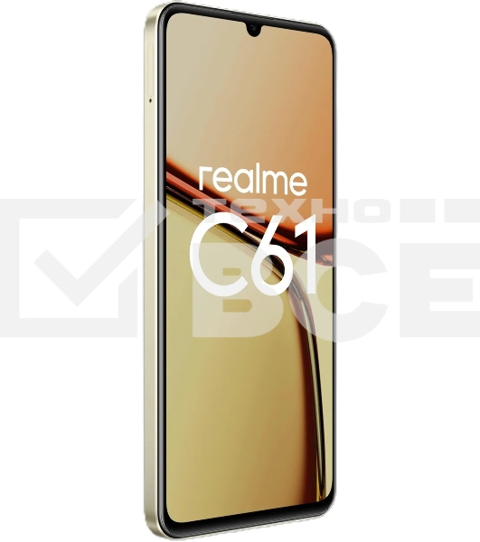 Смартфон Realme C61, 8/128Gb, золотистый