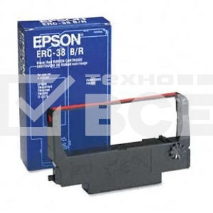 Картридж матричный Epson ERC38BR (C43S015376) black/red (4 000 000 знаков) для TM-U220A/B/D/TM-U230
