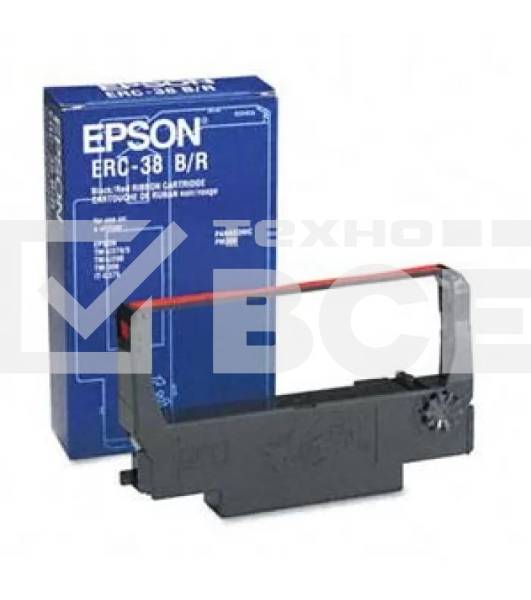 Картридж матричный Epson ERC38BR (C43S015376) black/red (4 000 000 знаков) для TM-U220A/B/D/TM-U230