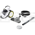 Пылесос Karcher VC 3 Floor белый/черный, 250/700 Вт, уборка сухая, пылесборник контейнер 0.9 л, фото2