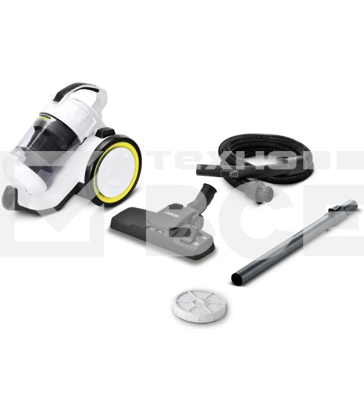 Пылесос Karcher VC 3 Floor белый/черный, 250/700 Вт, уборка сухая, пылесборник контейнер 0.9 л