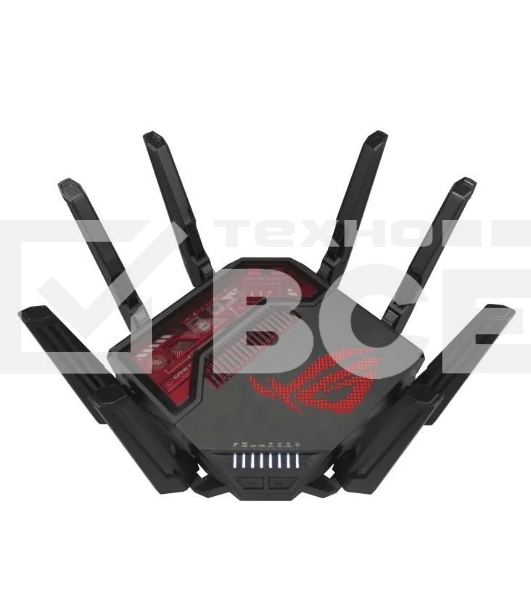 Маршрутизатор ASUS GT-BE19000, черный/красный, 90IG0850-MO9A0V