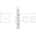 Удлинитель с сетевым фильтром Defender DFS 143, белый, 4розетки, USB+TypeC, 3 м., фото6