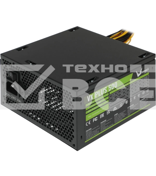 Блок питания Aerocool / Formula ATX 500W AC VX PLUS (20+4pin) 120mm fan 3xSATA RTL