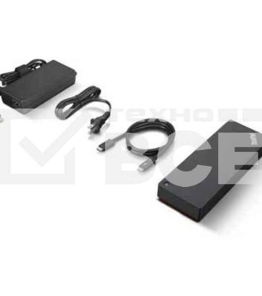 Док-станция Lenovo ThinkPad Universal Thunderbolt 4 Dock  USB-C Dock (2x DP, 1x HDMI, 4x USB A 3.1 Gen 1, 1x USB Type-C, 1x RJ-45, 1x Combo Audio Jack 3.5mm/Thunderbolt 4 Power/Up to 4 ext monitors