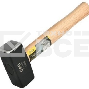 Кувалда Deli DL448010 1000 гр, деревянная рукоять
