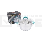 Кастрюля MALLONY BRAVO нержавеющая сталь, со стеклянной крышкой, 3,9 л, d-20, фото6