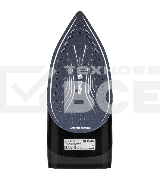 Утюг DELTA DL-152 черный с золотым