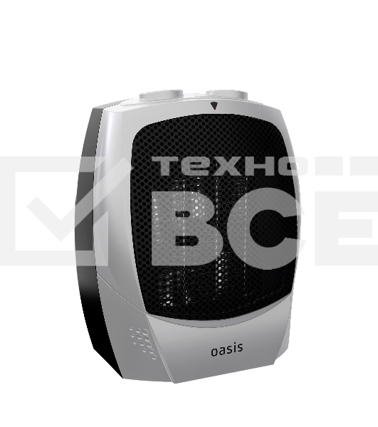 Тепловентилятор Oasis КS-15 черный/серый