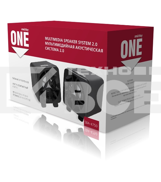 Акустическая система Smartbuy (SBA-4750) ONE черный