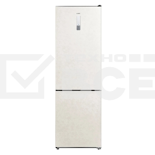 Холодильник Centek CT-1722 бежевый двухкамерный 230/88 л морозилка снизу, No Frost