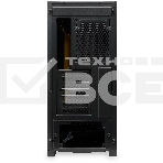 Компьютерный корпус без блока питания Case HSPD M541, Mesh Mid Tower, черный, TG, 0.7 SPCC, no fans, ATX, mATX, mITX, 170/405/210мм, 2x2.5