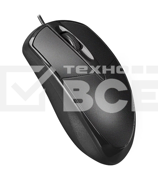 Мышь проводная PERFEO (PF_B3407) FIRST, 3 кн, DPI 1000, USB, ч ерн.