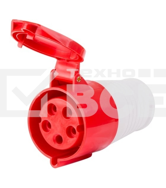 Розетка Rexant 225 переносная 3Р+РЕ+N 32А 380 В IP44