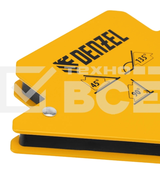 Фиксатор магнитный для сварочных работ Denzel усилие 25 LB