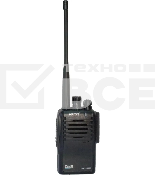 Рация Аргут РК-301М VHF 16кан. до 22.20км компл.:1шт аккум. черный (RU51029)