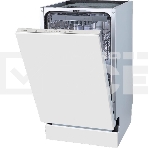 Посудомоечная машина встраиваемая Gorenje GV520D17S, загрузка 10 комплектов, стандартный мотор, регулировка верхней корзины по высоте, 3 корзины, кнопочное управление, звуковой сигнал завершения цикла, автооткрывание дверцы, половинная загрузка, полный AquaStop, энергоэффективность А+++, уровень шума 47 дБ, белый, фото6