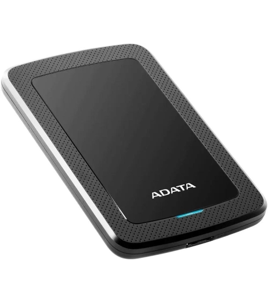 Внешний жесткий диск HDD 2,5' ADATA HV300, 2TB, USB 3.1, 5400 rpm черный