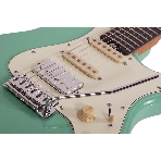 Электрогитара SCHECTER NICK JOHNSTON TRAD-HSS A. GREEN - электрогитара 6-струнная. 22 лада, корпус: ольха, гриф: обоженный клен, накладка черное дерево, на болтах, звукосниматели: HSS Schecter Diamond '78, 2x Schecter Diamond Nick Johnston Single Coil, р, фото11