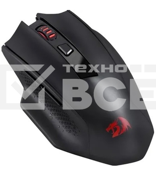 Мышь беспроводная REDRAGON Woki черный, 26000 dpi, радиоканал, Bluetooth, USB, кнопки - 6