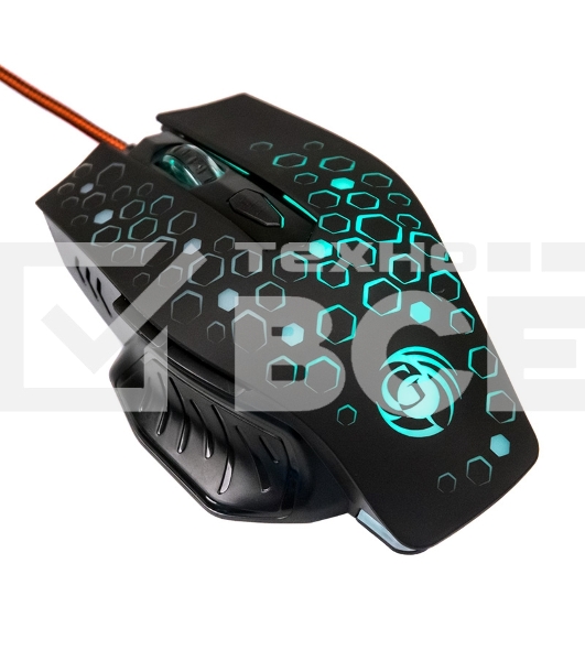Мышь проводная Dialog Gan-Kata MGK-11U черный, 2400 dpi, USB, кнопки - 6