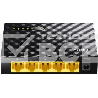 Коммутатор Cudy GS105D (L2) 5x1Гбит/с неуправляемый