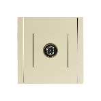 Розетка TV оконечная IEK FORTE&PIANO FP428 ваниль, фото2