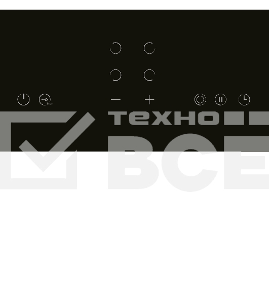 Электрическая варочная панель LEX EVH 642B BL Hi-Light, независимая, черный
