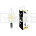 Лампа светодиодная Feron LB-66 (25726) 7 вт Е14 теплый свеча FILAMENT, фото 1