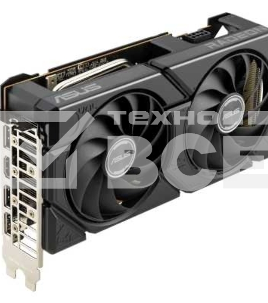 Видеокарта Asus AMD Radeon RX 7600 8Gb PCI-E DUAL-RX7600-O8G-EVO 128bit GDDR6 2280/18000 HDMIx1 DPx3 HDCP Ret